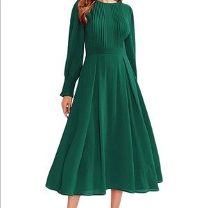Long sleeve midi dress